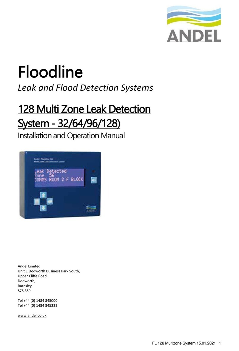 Andel Floodline 32 Installation and operation manual