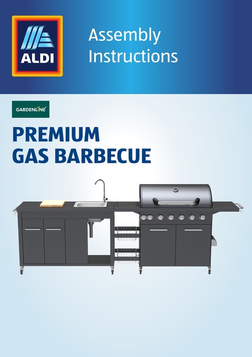ALDI Gardenline PREMIUM PK-001 Assembly instructions