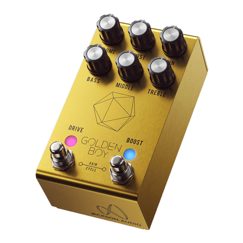 JACKSON.AUDIO GOLDEN BOY manual