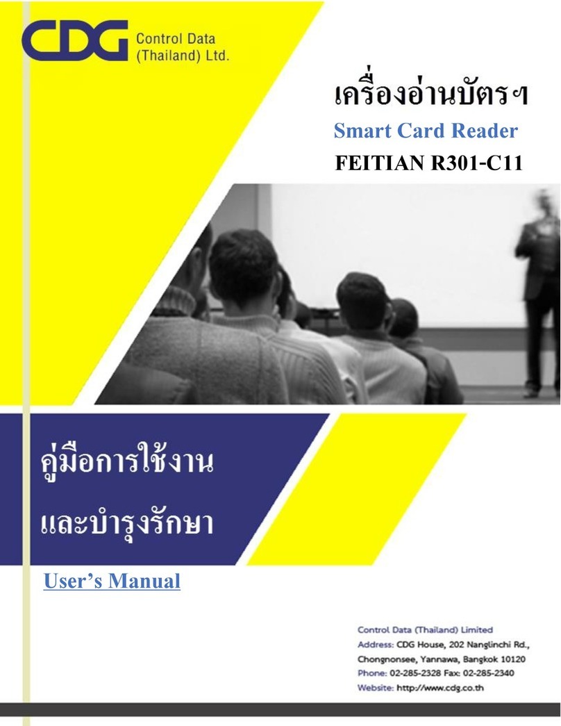 CDG FEITIAN R301-C11 user manual CDG FEITIAN R301-C11 user manual