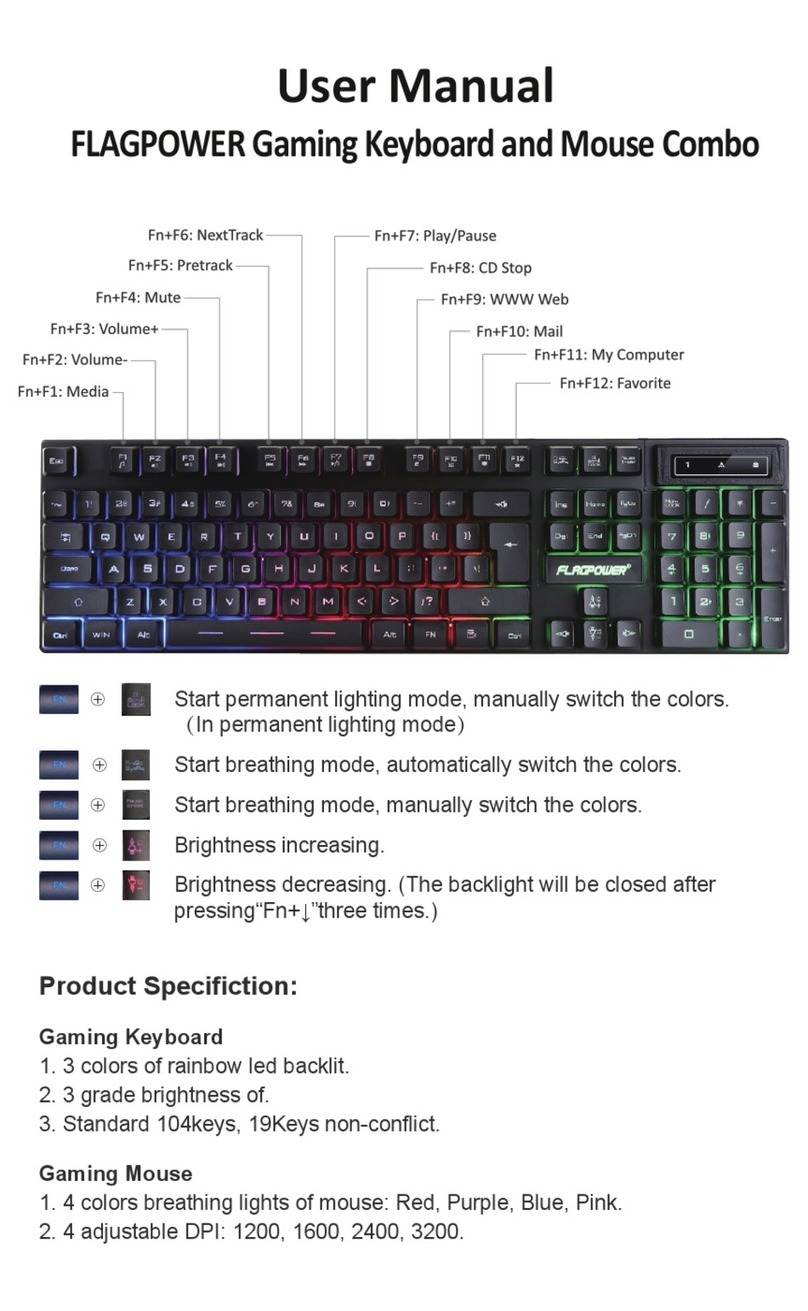 FLAGPOWER FPCP-KBD-003 user manual