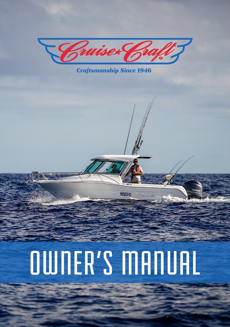CRUISE CRAFT BOATS YG031Q owner's manual
