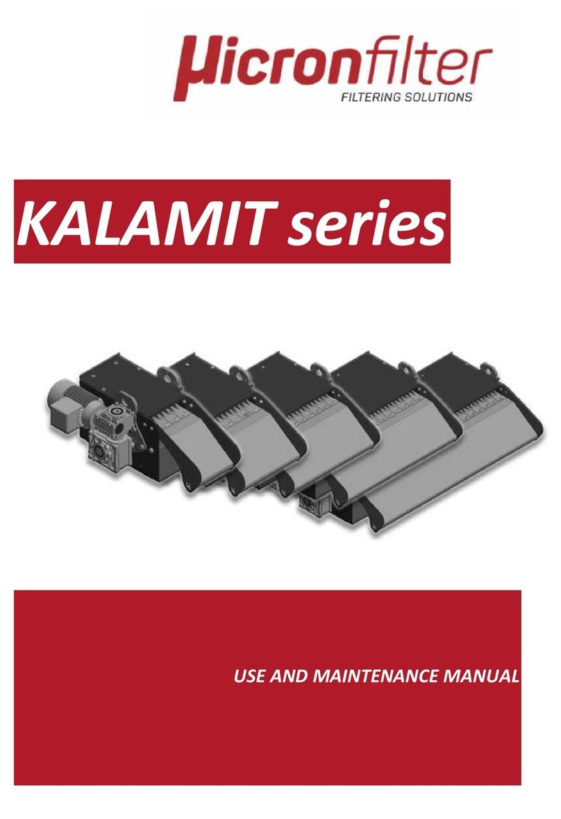 Micronfilter KALAMIT Series User manual