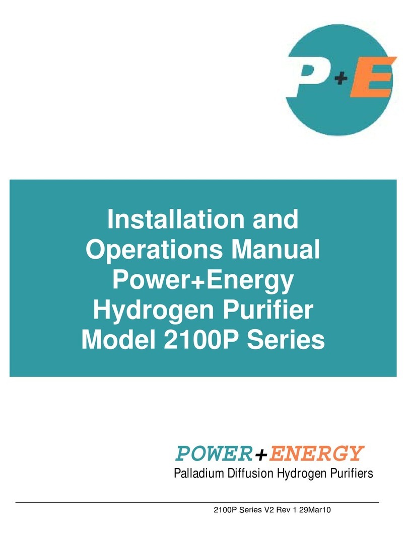 POWER+ENERGY 2100P Series Installation and operation manual