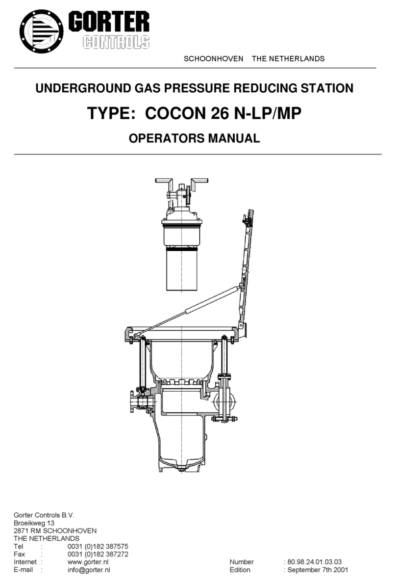 GORTER CONTROLS COCON 26 N-LP User manual