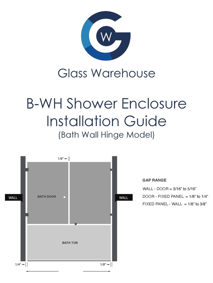 Glass Warehouse B-WH installation guide