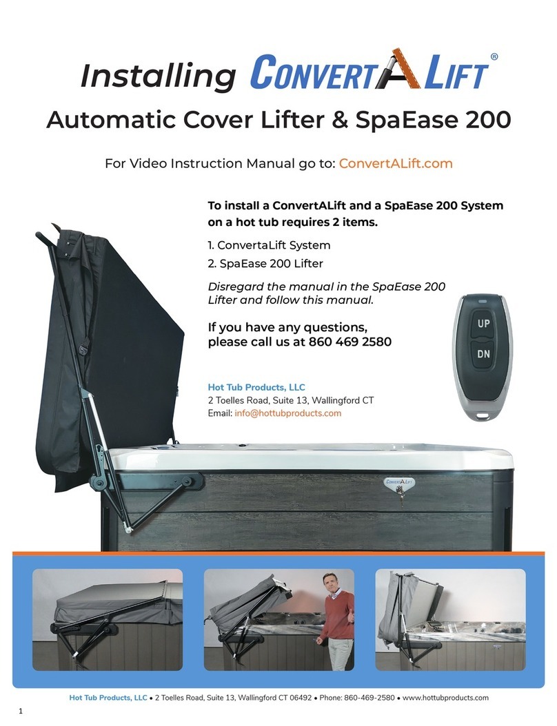 Hot Tub Products ConvertaLift Installing Hot Tub Products ConvertaLift Installing