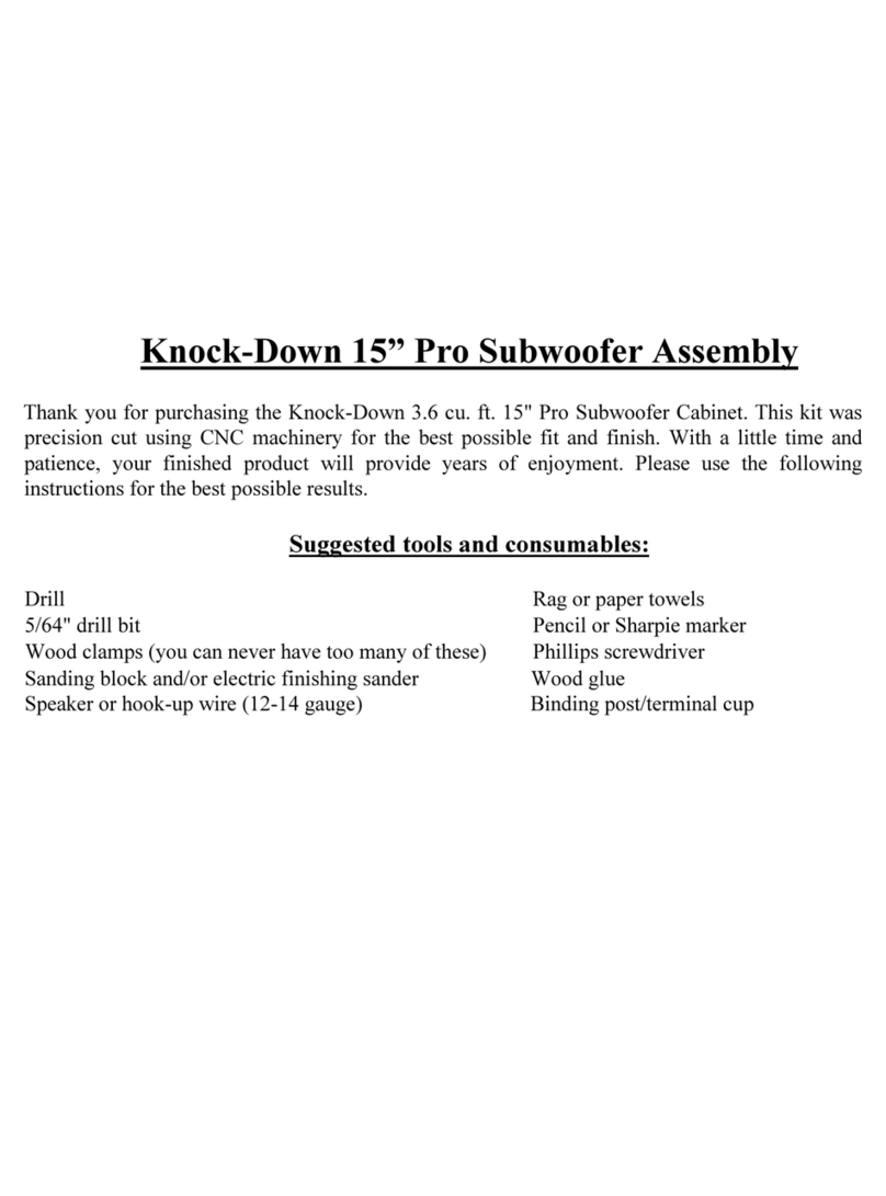 musical instruments hoppe Knock-Down 15 Pro Assembly