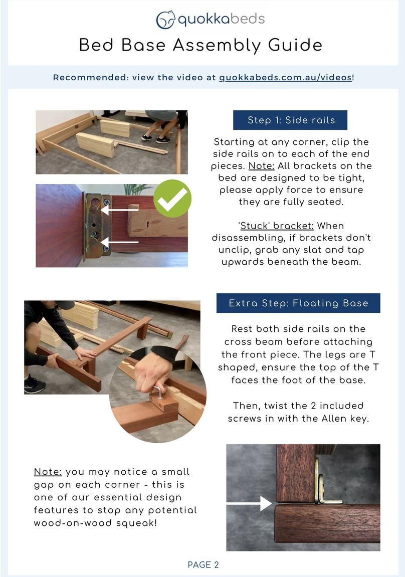 quokkabeds Bed Base Assembly guide