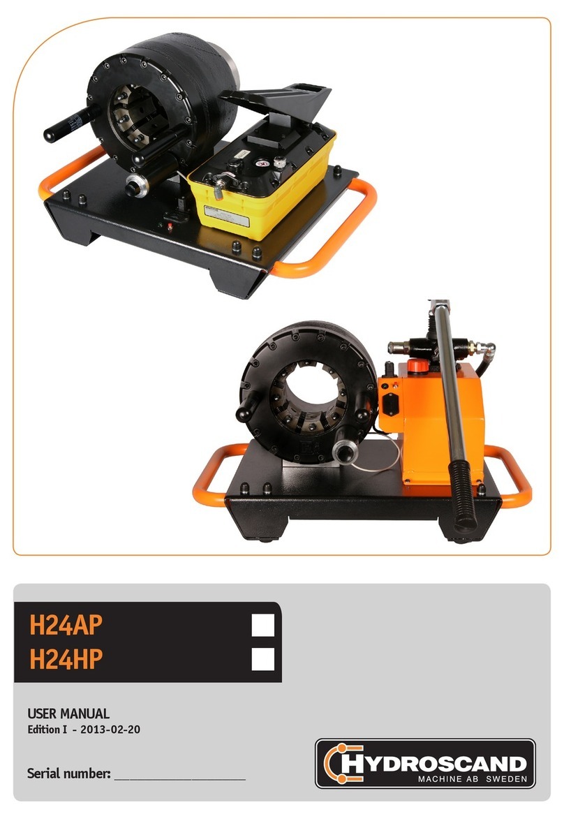 HYDROSCAND H24AP User manual