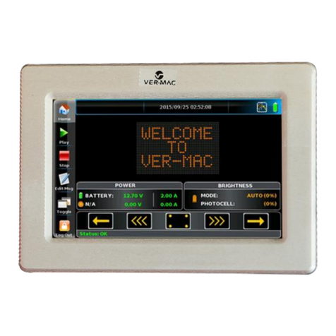 VER-MAC V-Touch user manual