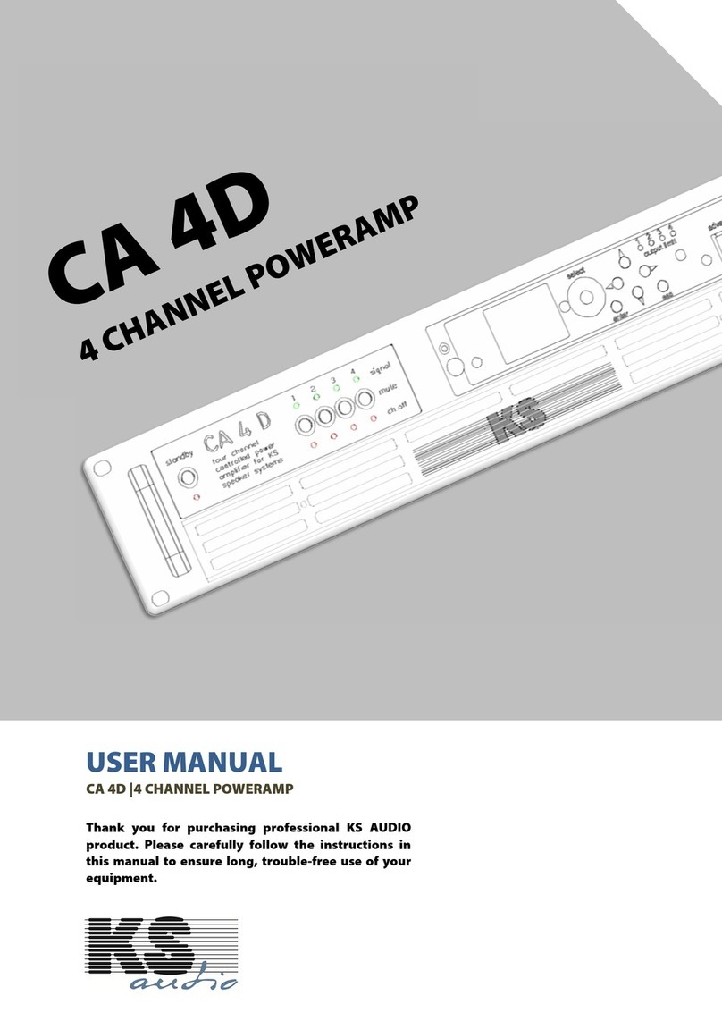 KS AUDIO CA 4D user manual