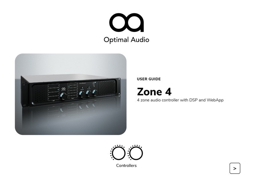 Optimal Audio Zone 4 user guide