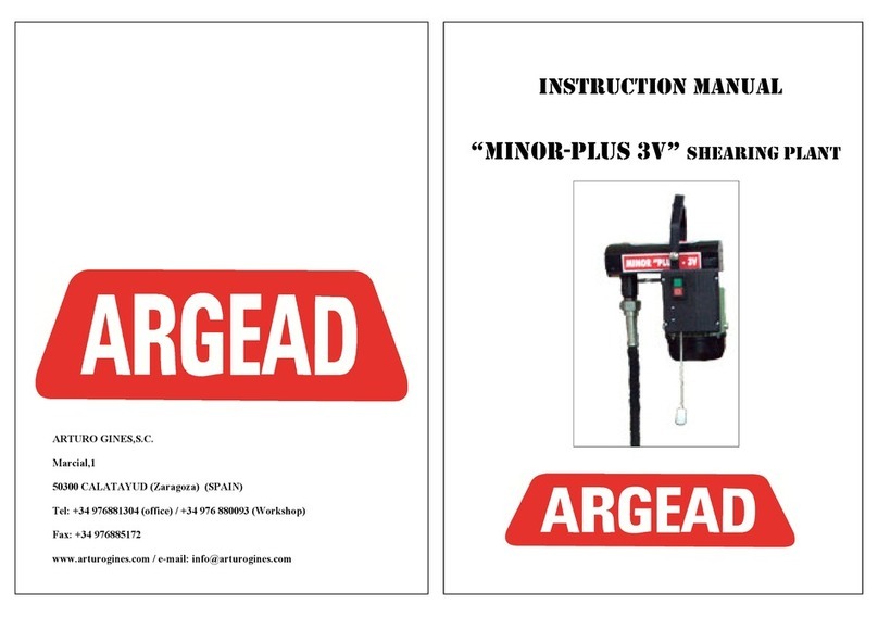 ARGEAD MINOR-PLUS 3V instruction manual