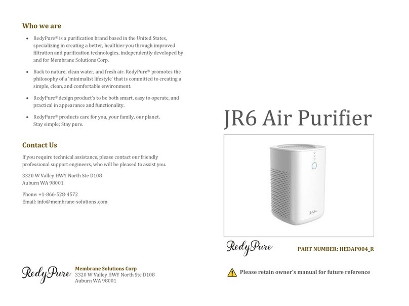 RedyPure JR6 manual