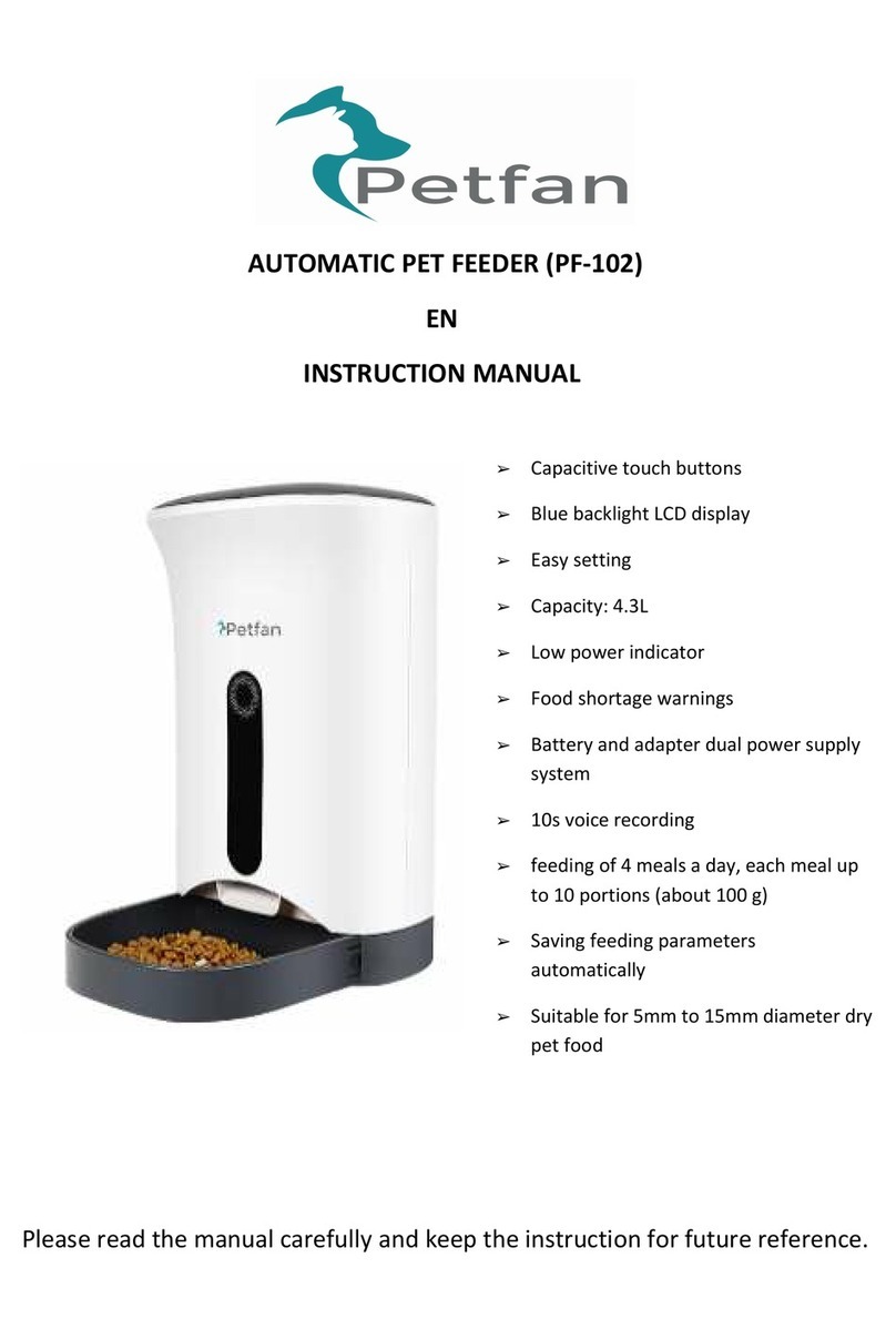 Petfan PF-102 instruction manual