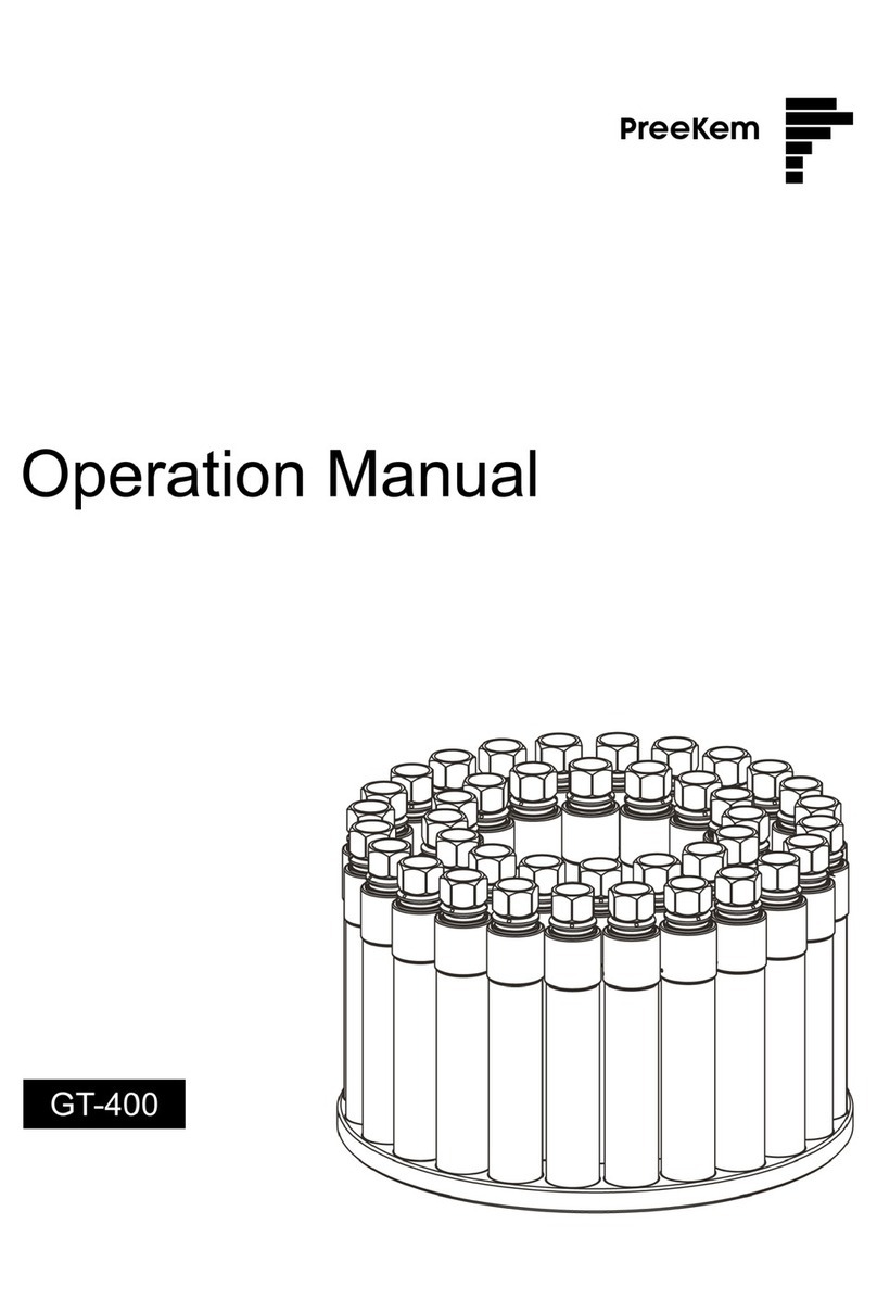 PreeKem GT-400 Operation manual