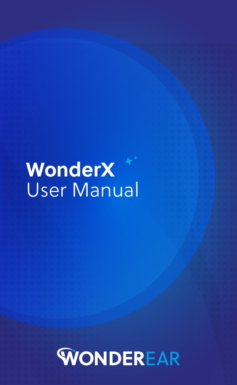 WonderEar WonderX user manual