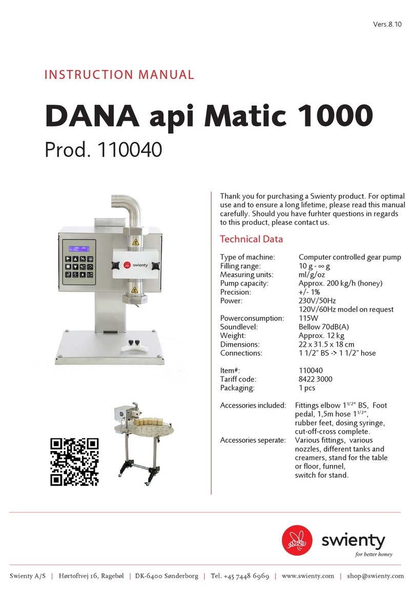 Swienty DANA api MATIC 1000 instruction manual Swienty DANA api MATIC 1000 instruction manual