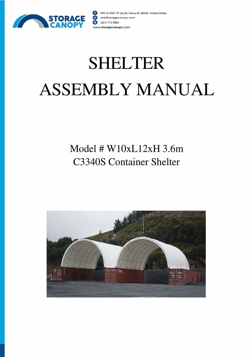 Storage Canopy C3340S User manual Storage Canopy C3340S User manual