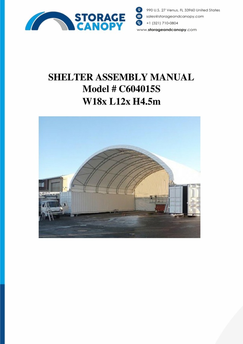 Storage Canopy C604015S User manual Storage Canopy C604015S User manual