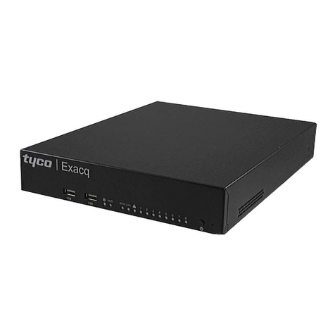 Tyco exacqVision G Series quick start guide