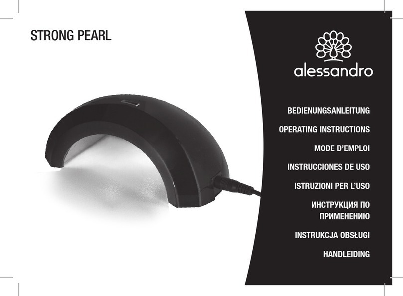 alessandro STRONG PEARL operating instructions