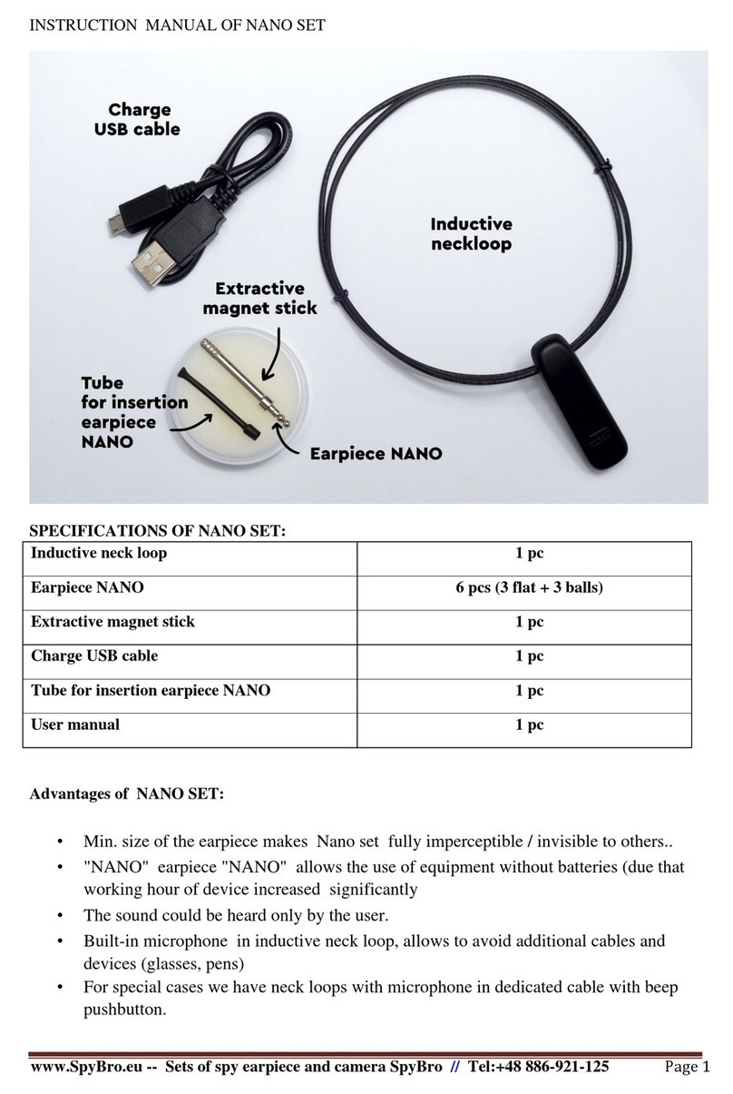 SpyBro NANO instruction manual