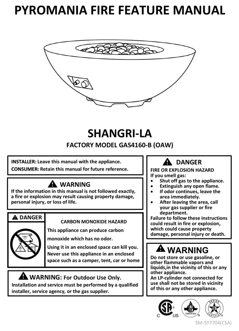 PYROMANIA SHANGRI-LA Feature manual