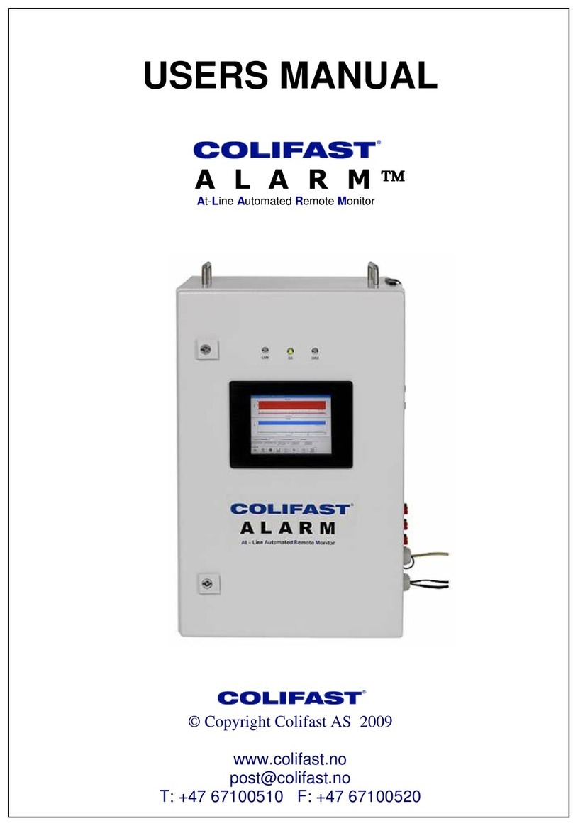 Colifast ALARM user manual