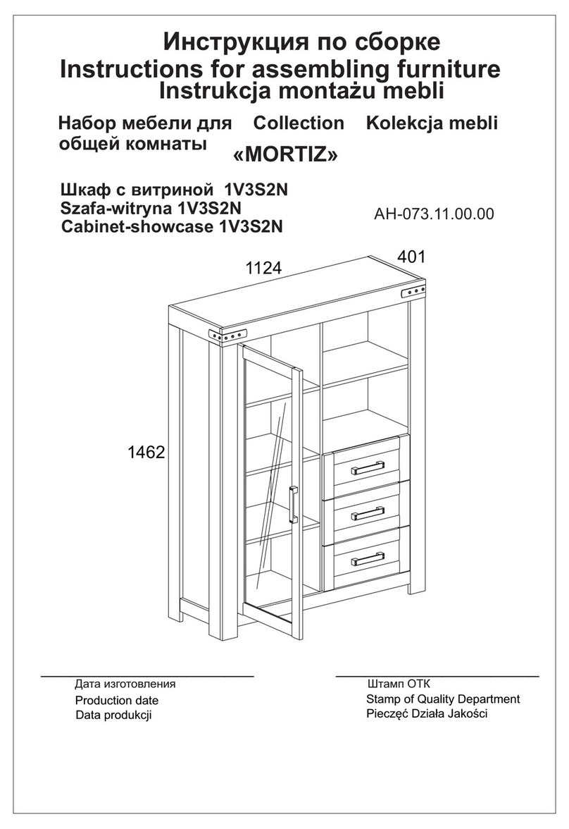 agatameble MORTIZ 1V3S2N User manual