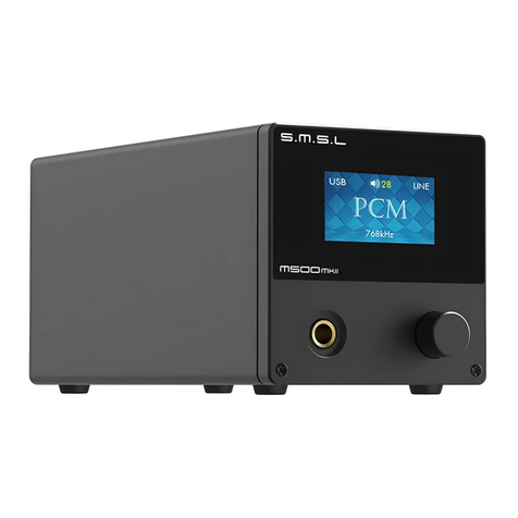 S.M.S.L M500 MKII user manual
