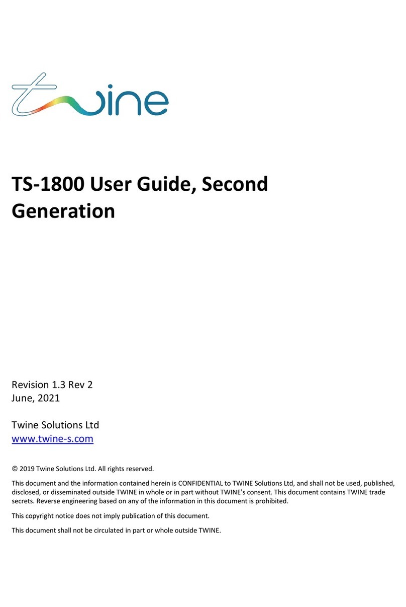 Twine TS-1800 User manual