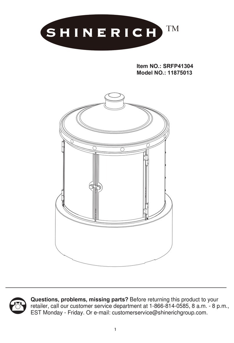 Shinerich 11875013 manual