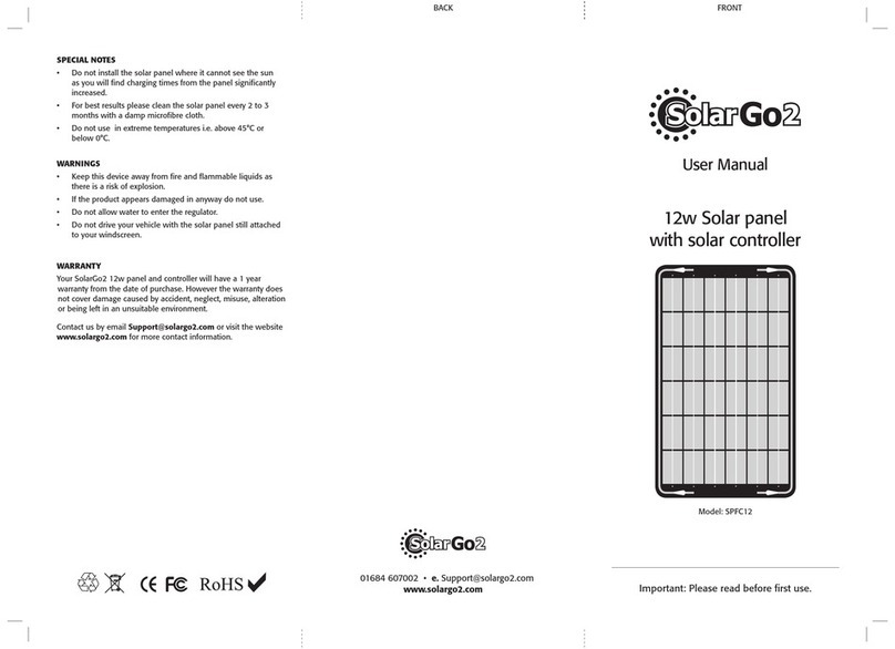 SolarGo2 SPFC12 User manual