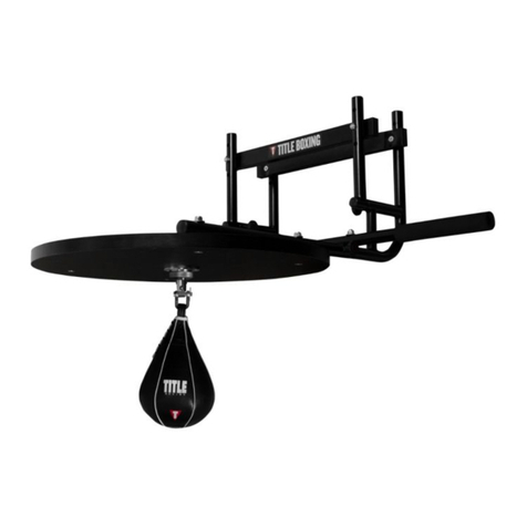 Title Boxing DOORWAY SPEED BAG PLATFORM Assembly instructions Title Boxing DOORWAY SPEED BAG PLATFORM Assembly instructions