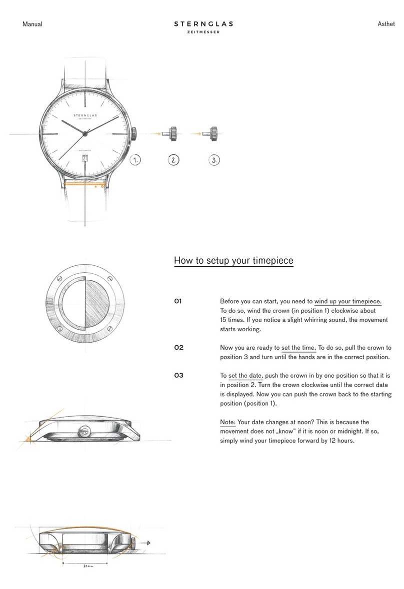STERNGLAS ZEITMESSER manual