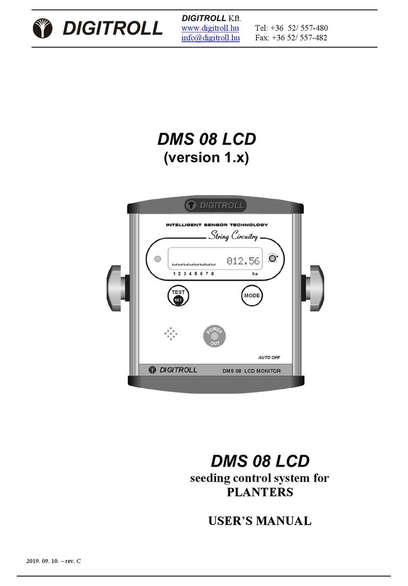 Digitroll DMS 08 LCD User manual