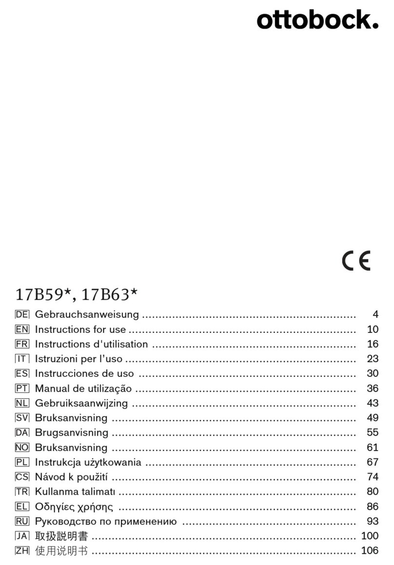 Otto Bock 17B59 Series User manual