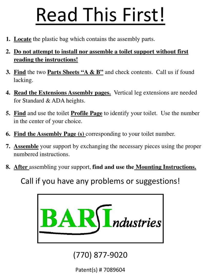 Bar-Industries SK1000U Read this first