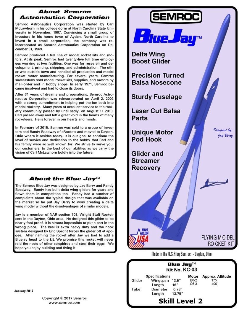 SEMROC BlueJay KC-03 instructions