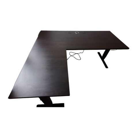 FRISKA Stockholm Corner Desk Assembly