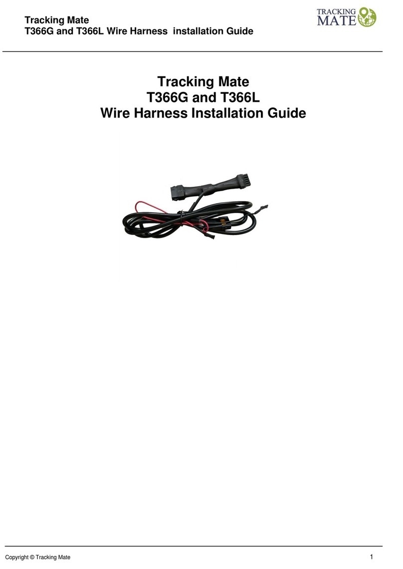 Tracking Mate T366G User manual