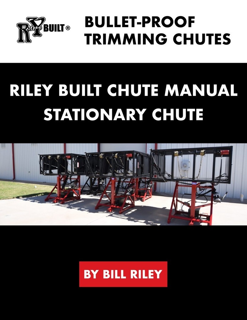 RILEY BUILT STATIONARY CHUTE manual