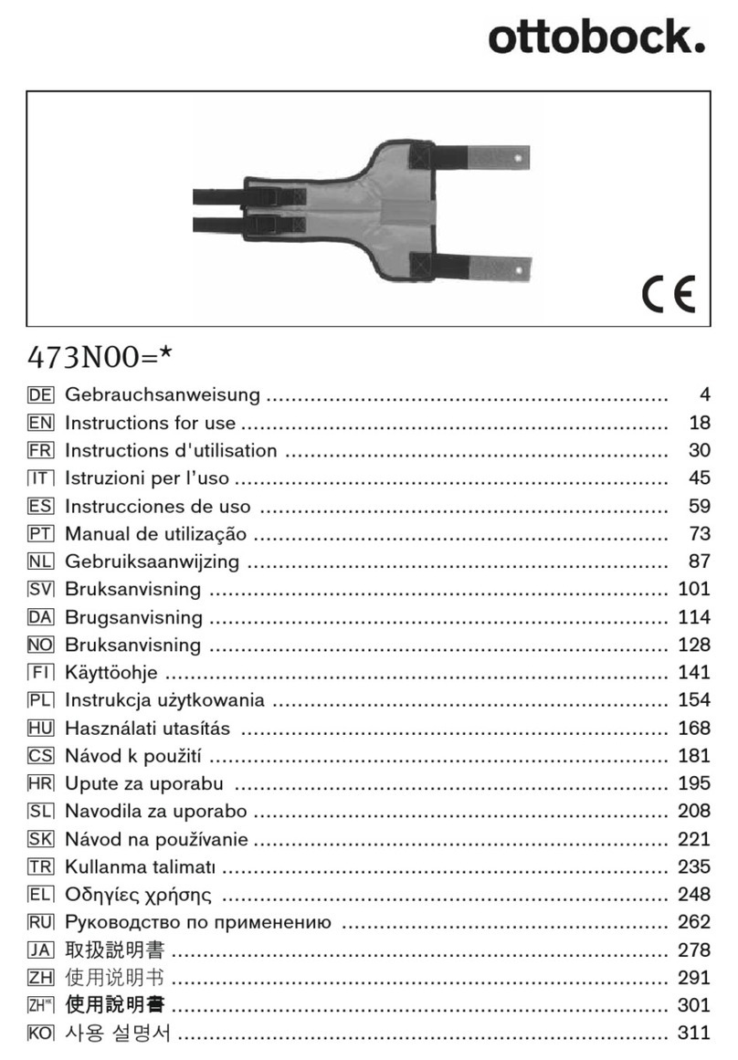 Otto Bock 473N00 Series User manual