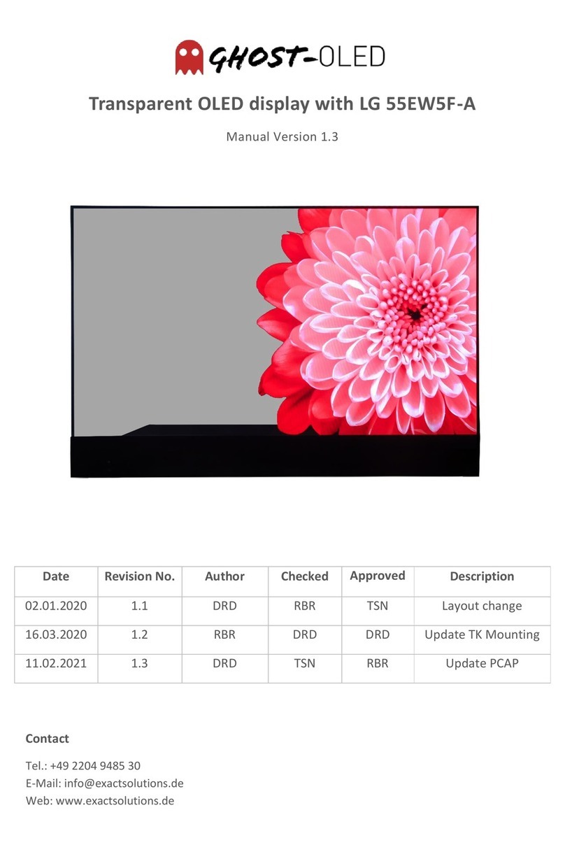 Exact solutions GhosT-OLED Series User manual