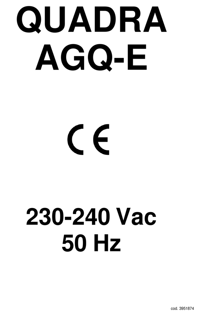 AGQ QUADRA Installation, Operating and Maintenance Instruction