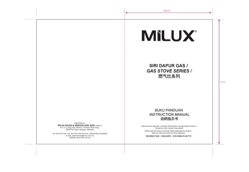 MILUX MSG-6160 instruction manual