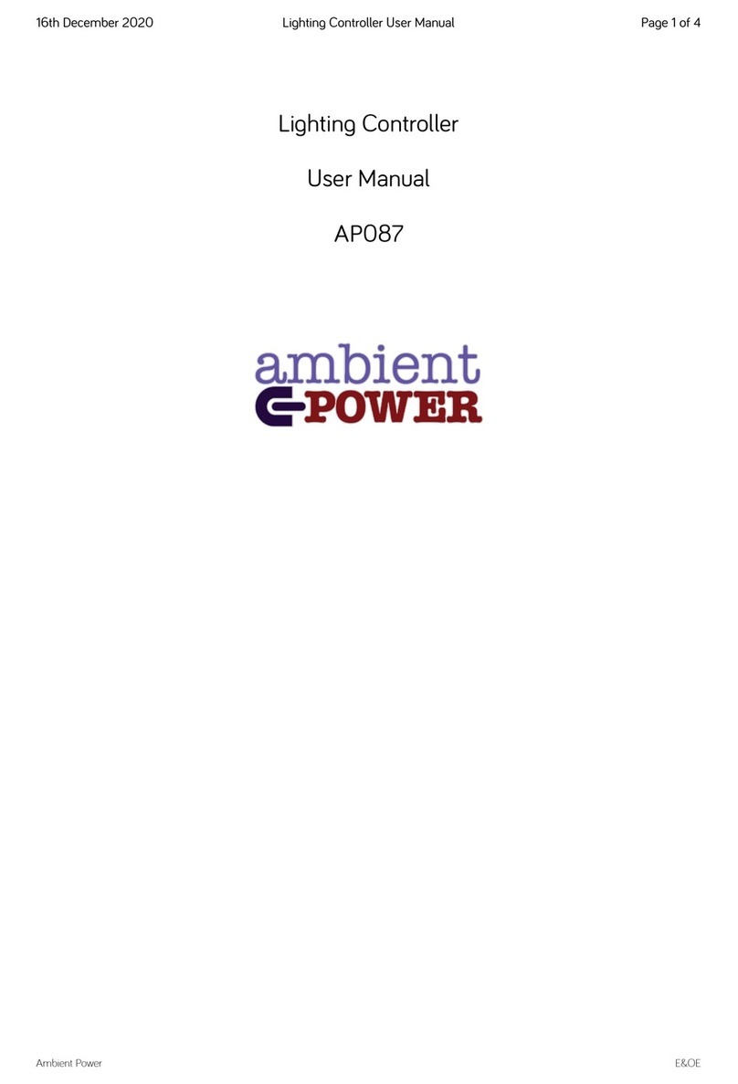 ambient power AP087 user manual