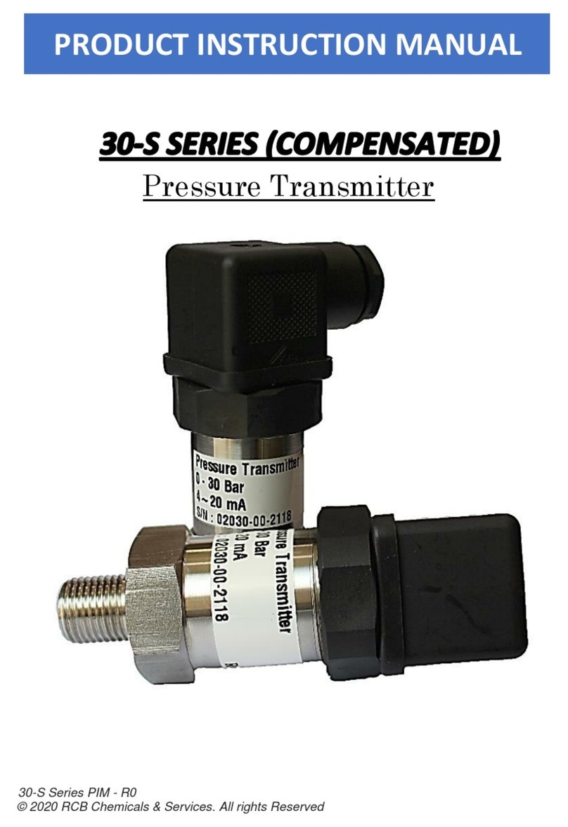 RCB 30-S Series Specification sheet
